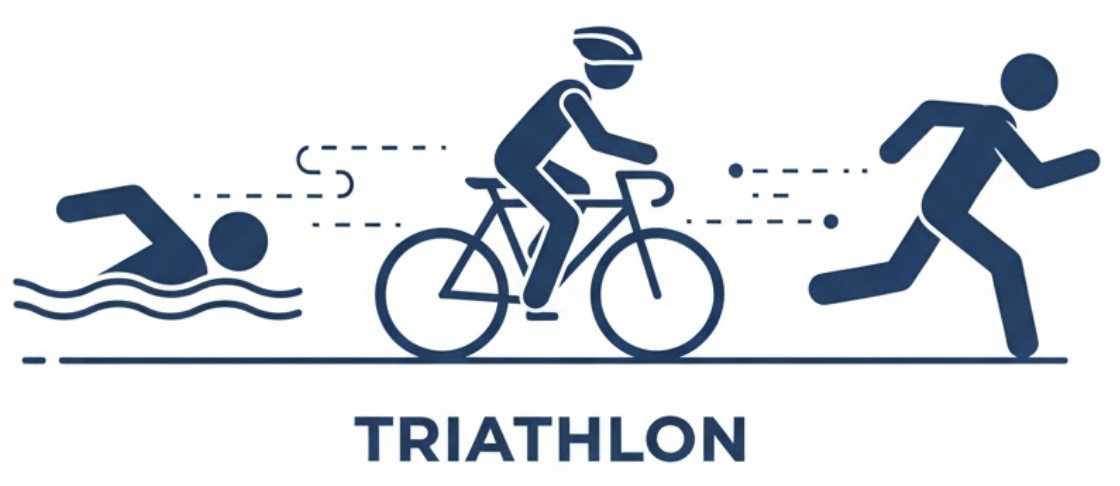 Triathlon collage